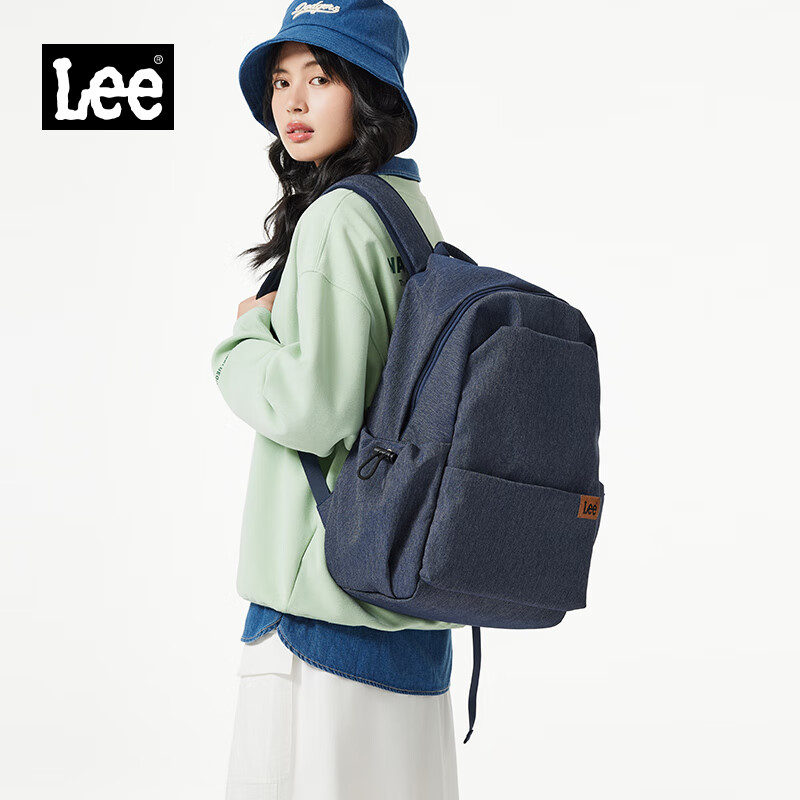 Lee潮牌休闲大容量双肩背包