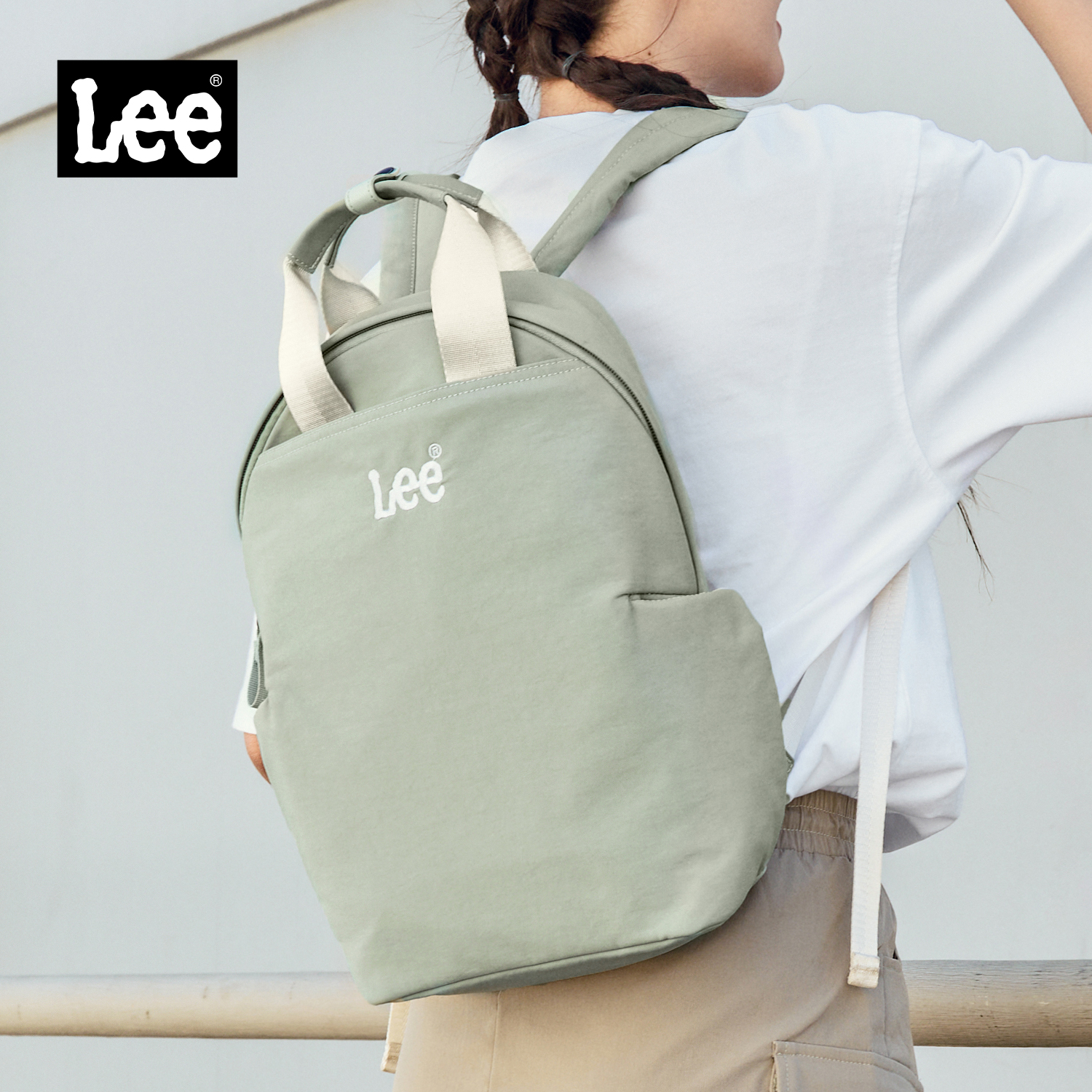 Lee双肩包校园通勤学生书包
