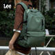 Lee书包女大学生双肩包大容量高中初中电脑包男士 通勤旅行背包