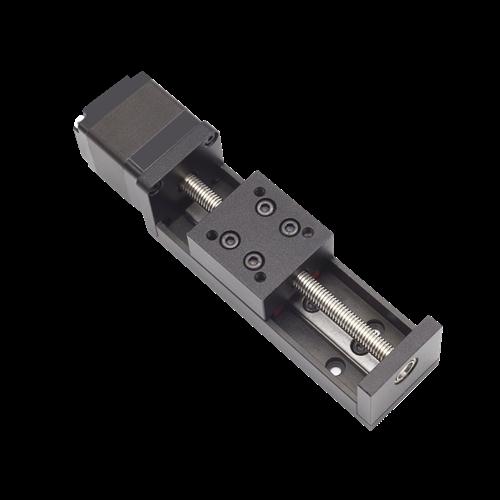 28步进马达小型微型精密导轨滑台高精线轨工作台模组十字T型丝杆