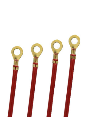 电瓶车12V20A电瓶连接线36V48V60V电动车蓄电池串联线红色黑色线