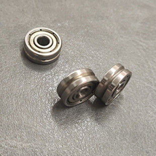 外圈带V型槽轴承U/V型V624-ZZ V624ZZ尺寸4*13*6mm走线导轮滑轮