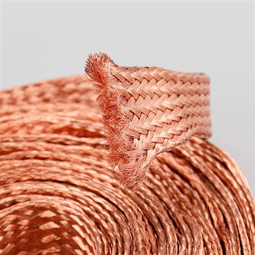 国标A级铜编织带接接地线4 6 10 25 35平方镀锡铜编织线 紫铜软铜