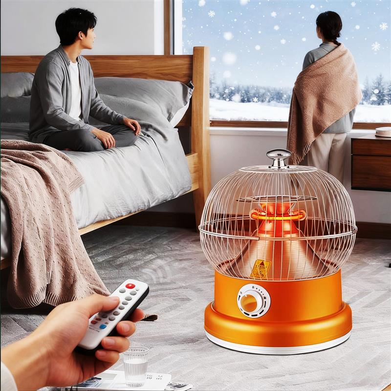鸟笼电暖炉暖脚炉小太阳迷你办公室工桌下麻将机烤火器小型烤火炉