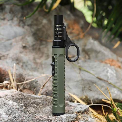 打火机战备荒野打火机点火棒防风打火机可充气明火战术露营艾灸香