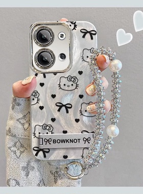 适用opporeno9手机壳带镜头膜PHM110卡通可爱reno9pro+保护套PGW110新款女0pp0ren09pr0全包防摔PGX110高级5g