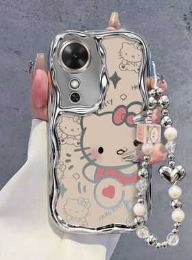 适用荣耀畅玩60手机壳NIC-AN00新款防摔honor畅完60 5g保护套anoo全包边nlc硅胶软n1c可爱华为女生手链清纯潮