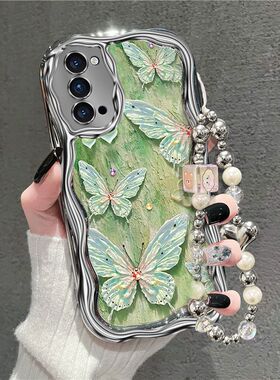 适用opporeno4手机壳pdpm00新款女opporeno4pro保护套PDNM00电镀硅胶软0pp0ren04se防摔peam00全包5g高级vivo