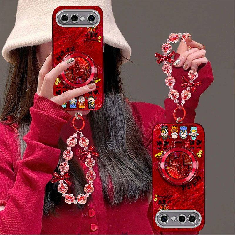 适用vivos50promini手机壳V2527A带镜头膜viv0s50pr0迷你保护套vivis新年女款mlnl手链支架5G全包边防摔喜庆,3C数码配件,手机保护套/壳,淘宝优惠券,粉丝福利购,淘宝优惠卷