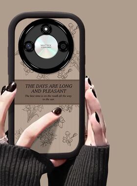 适用荣耀X50手机壳ALI-AN00硅胶软honorx50gt保护套ALP-AN00新款5g华为x50pro高级anoo小众h0n0r潮女全包防摔