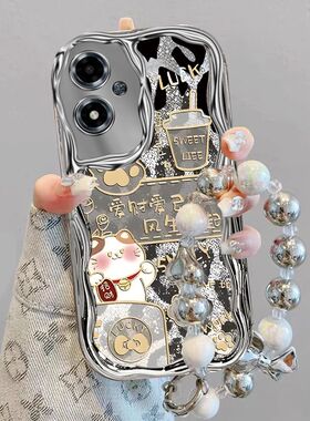 适用oppoa2m手机壳PJU110电镀软硅胶OPPOA2 5G保护套PJB110全包边opa2x防摔PJS110招财猫0pp0a文字高级新款女