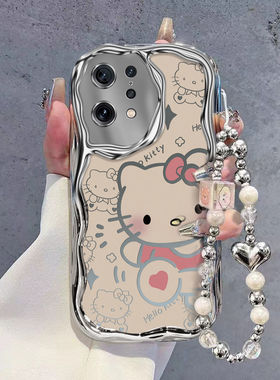 适用oppofindx5手机壳pffm10全包边新款opflndx5 5g保护套防摔f1ndx电镀硅胶软opop可爱女生vivo手链清纯个性