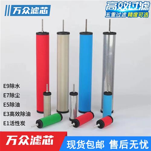 XF压缩空气干燥机精密除油水分离器滤芯E9-16 E7-20 E5-32 E3-24