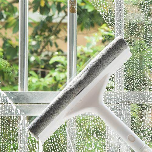 擦玻璃神器家用窗户双面擦刮洗一体高层伸缩杆清洁工具高楼刮水器