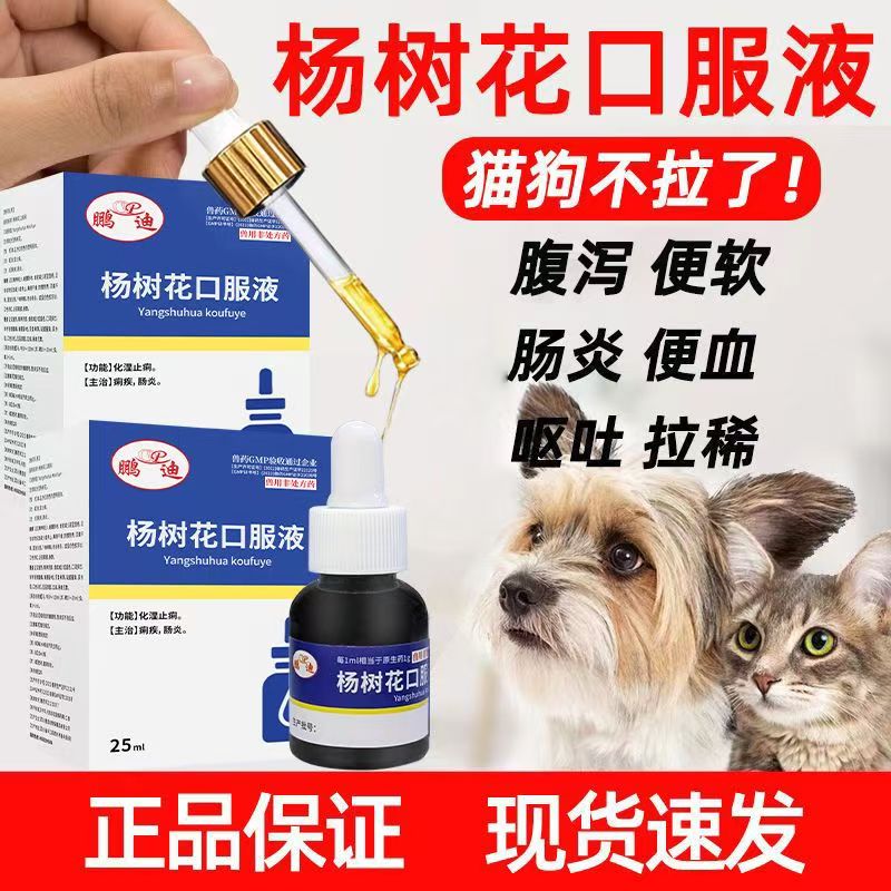 杨树花口服液宠物用猫咪狗狗拉稀