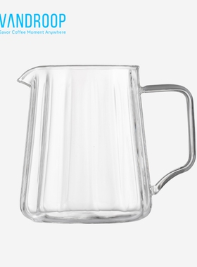 VANDROOP手冲咖啡壶煮家用云朵壶大容量加厚耐热高硼硅玻璃分享壶