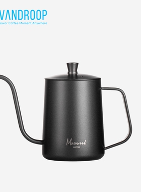 VANDROOP 美式手冲咖啡壶户外家用煮咖啡配件小型304不锈钢长壶嘴