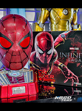 killerbody千世机甲钢铁蜘蛛侠头盔漫威正版收藏级1:1可穿戴头盔