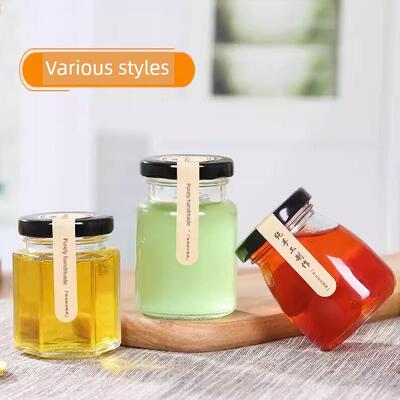 10 separate glass bottles small 50ml75ml100ml sealed jars