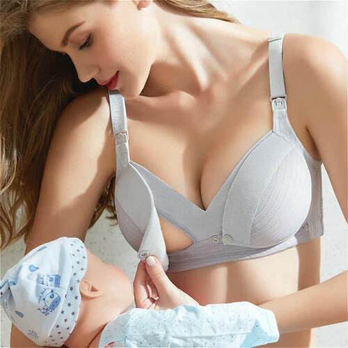 Maternity Nursing Bra Pregnant Women Mother Mama Open Breast