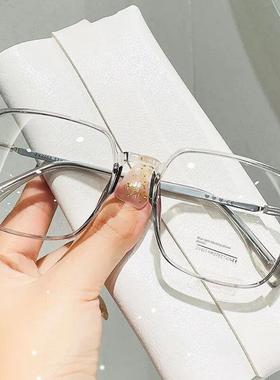 Square Blue Light Blocking Glasses Man And Women Black Over1