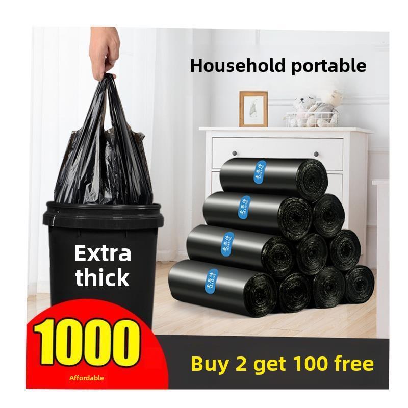 Garbage bags portable kitchen large trash can plastic bag