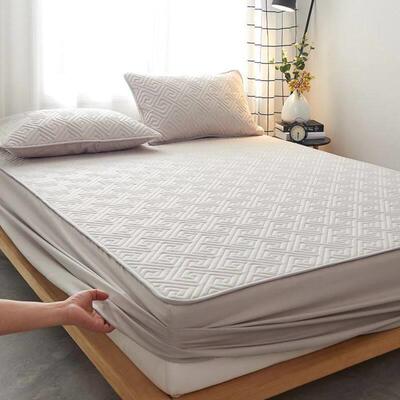 Cotton bed mattress cover bed sheets single bed sheet king