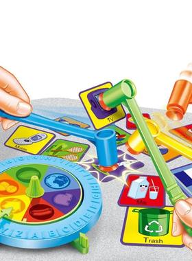 Kids Funny Fast Action Whacking Hammer Board Game Family Par