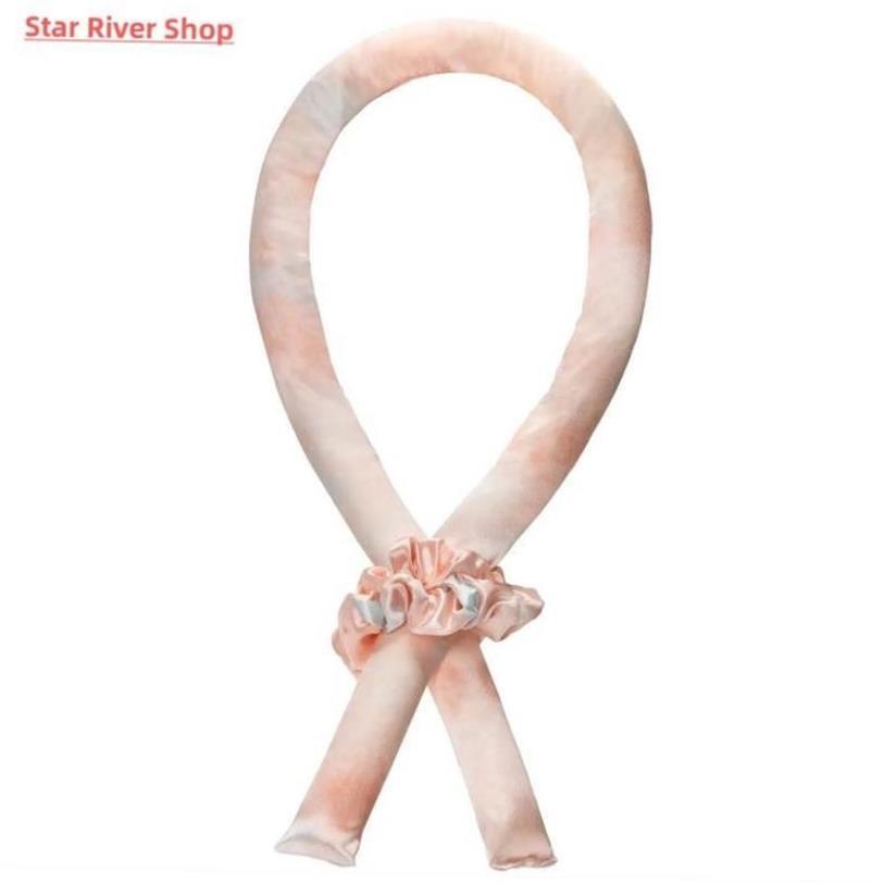 Heatless Curling Rod No Heat Hair Curlers Satin Wrapped Flex