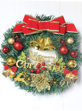 Christmas decoration wreath 30CM rattan wreath PVC simulatio