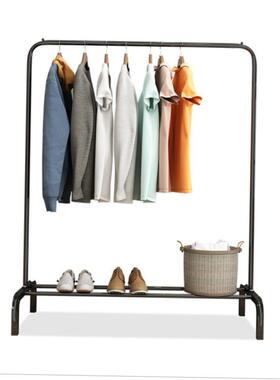 Hanging clothes rack one-pole hanger bedroom simple drying