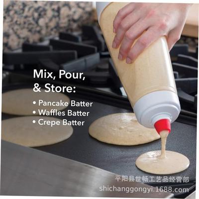 Hand Batter Dispenser Mixer Bottle Cupcake Pancake Cream