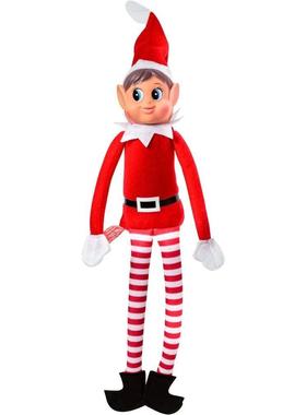 Christmas Elf Behaving Badly Plush Toy | Novelty Long Bendy
