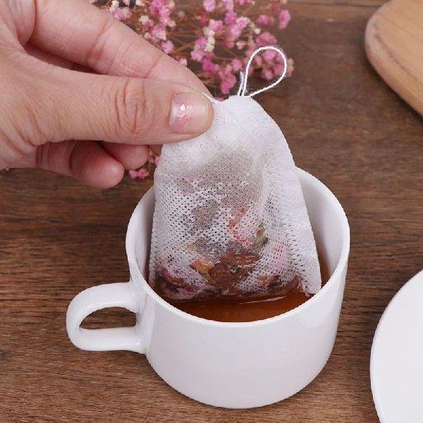 100Pcs/Lot Bags Tea Bags Infuser With String Heal Seal 7 x