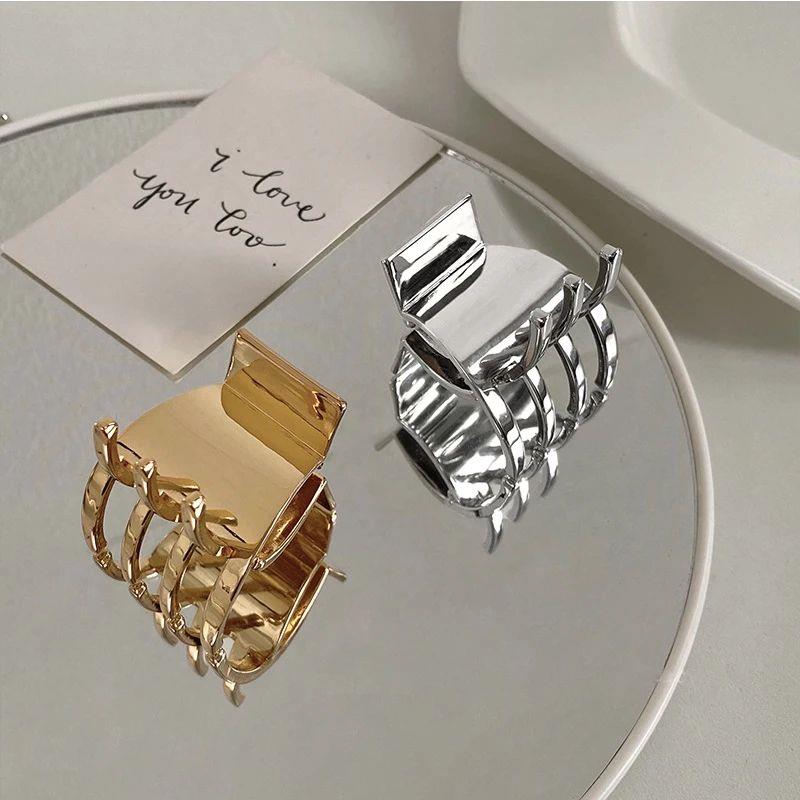 New Metal Hair Claw Clips Small Size Hair Clips Women Fashio