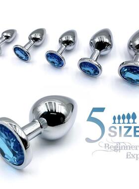 Metal Anal Plug Jewelry Base,Beginner To Expert Size Butt