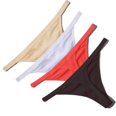 4PCS Sexy WOMEN'S Cotton Thong Underwear for Europe and the