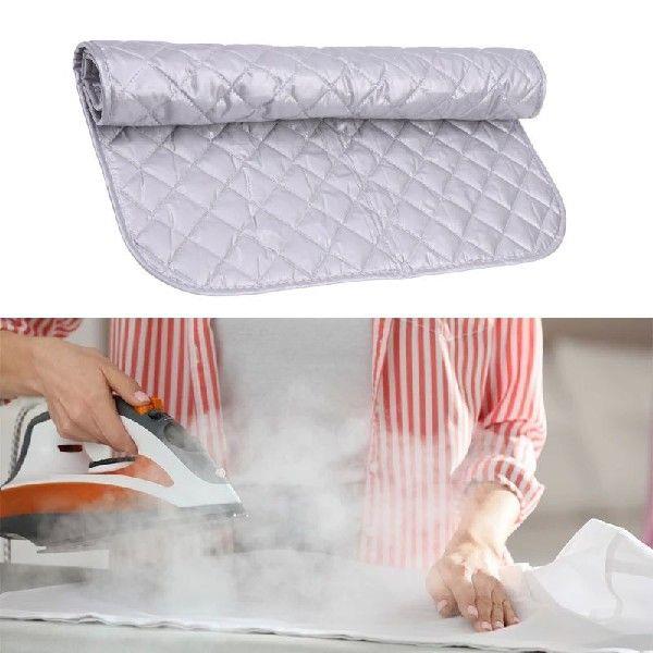 1 Pcs Silver Tabletop Ironing Mat Laundry Mat Portable