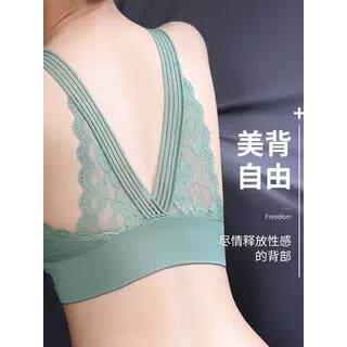 Comfortable lace sports bra women舒适蕾丝运动文胸女