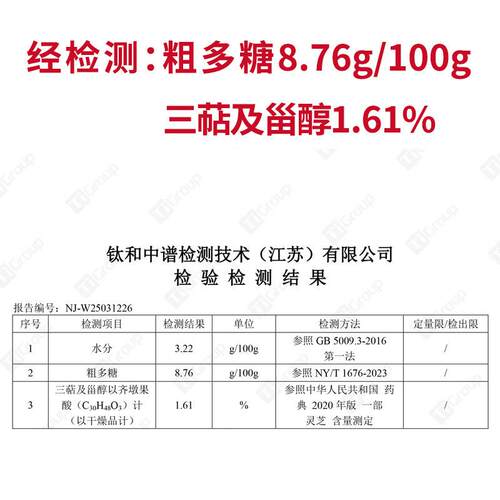 灵芝萜片高含量三 多糖8.7 萜甾醇1.6 护命素R1 Rb3 XMJRg三h5 Rb