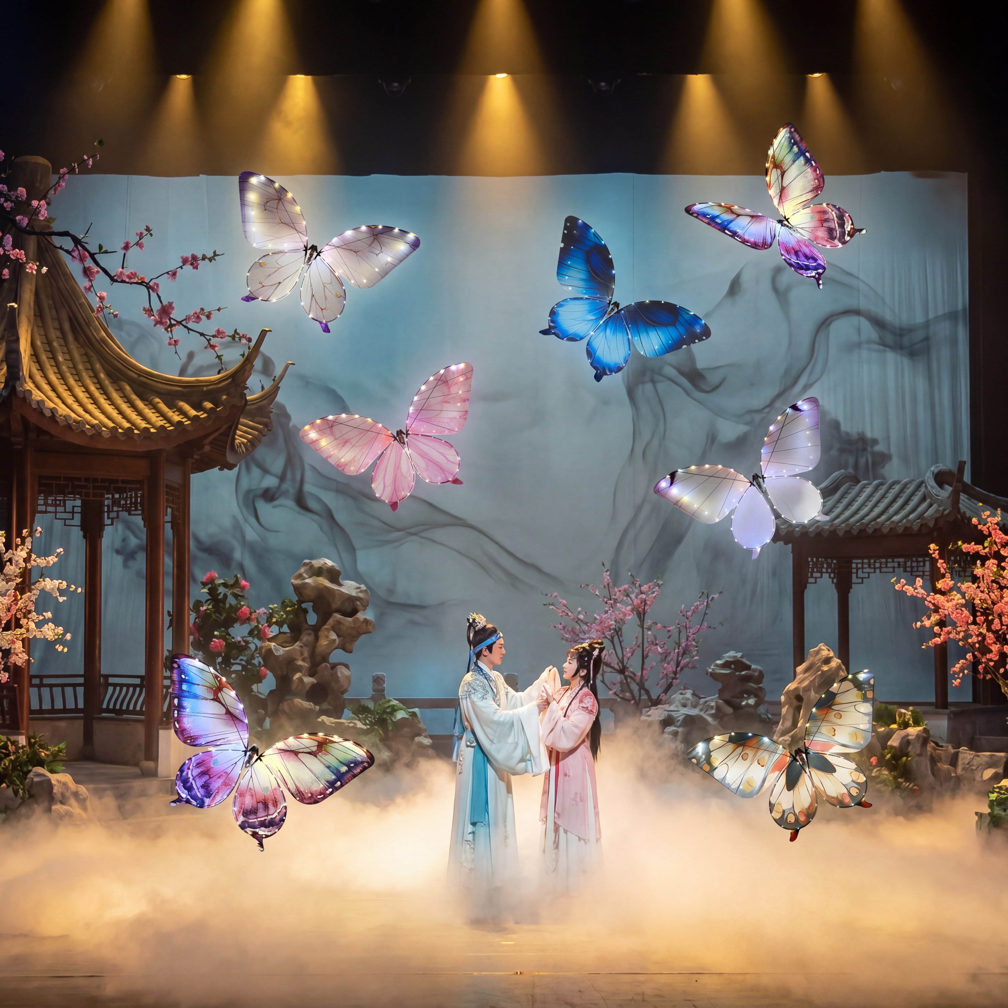 仿生蝴蝶扑翼飞行器研学道具户外课堂实景演示手工制作遥控仿生蝶