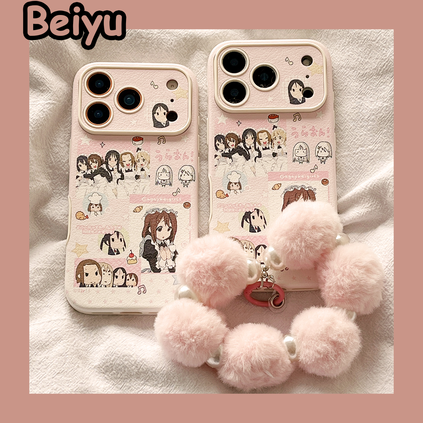 日系卡通少女适用苹果手机壳