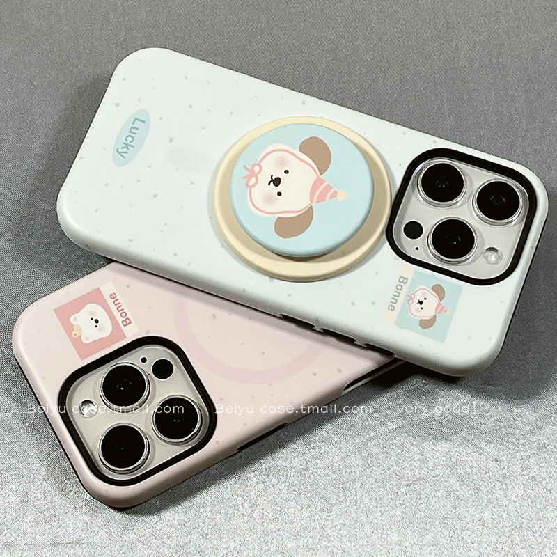 可爱卡通西高地企鹅适用苹果16Promax手机壳iphone15pro新款14小众14pro硅胶13带磁吸支架12情侣11全包mini女
