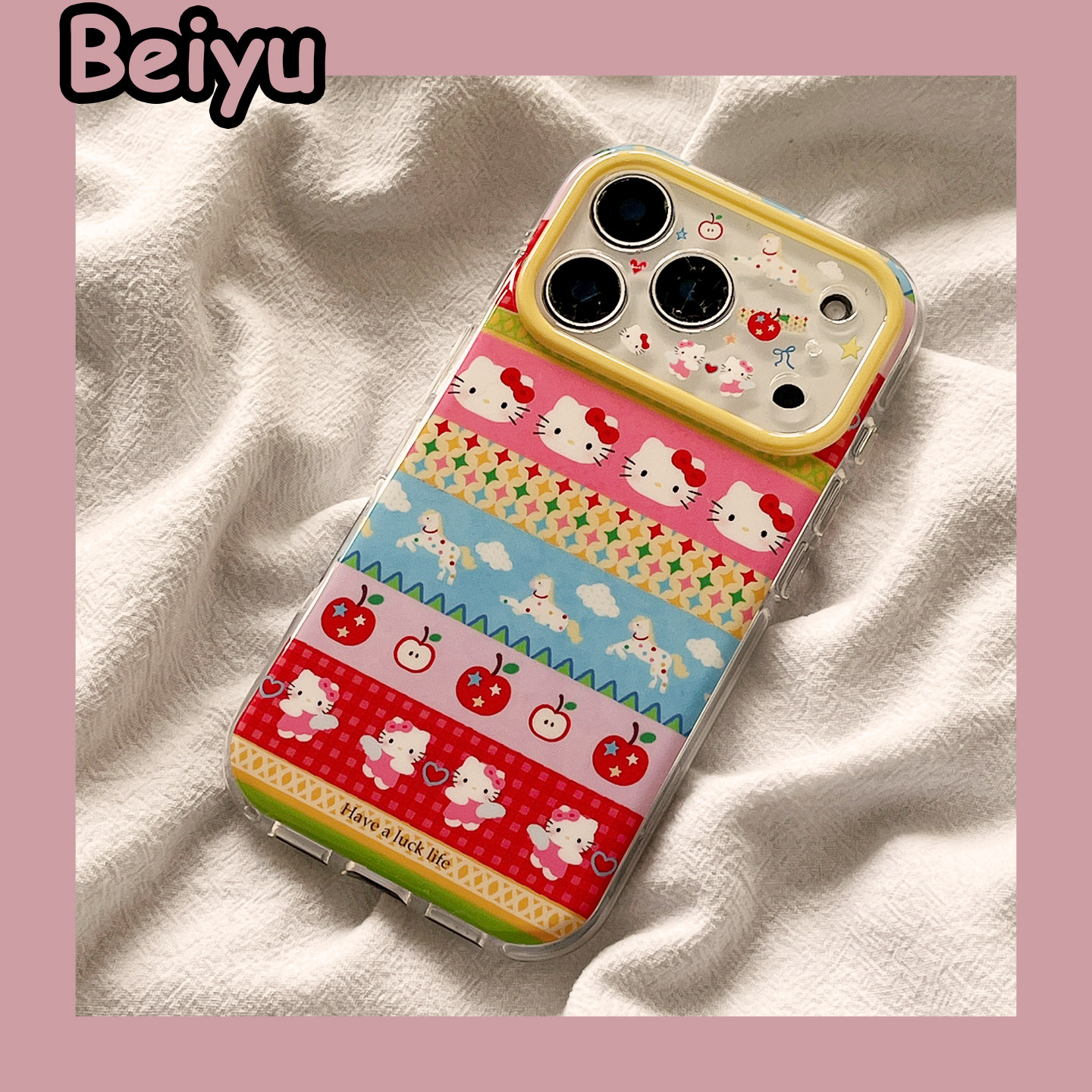 可爱费尔岛HelloKitty适用苹果17Promax手机壳iphone16pro新款15pro小众16pm卡通俏皮17硅胶17pro创意15全包,3C数码配件,手机保护套/壳,淘宝优惠券,粉丝福利购,淘宝优惠卷