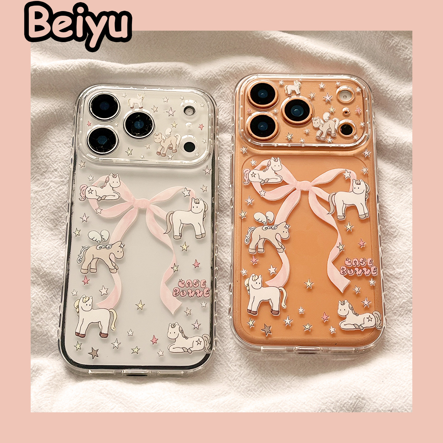 马年少女蝴蝶结小马适用苹果17Promax手机壳iphone16pro新款15pro小众16pm透明14pro硅胶17pro创意13全包套12,3C数码配件,手机保护套/壳,淘宝优惠券,粉丝福利购,淘宝优惠卷