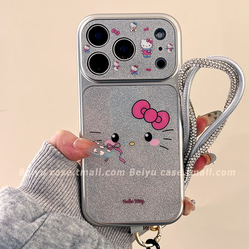 闪粉HelloKitty适用苹果手机壳