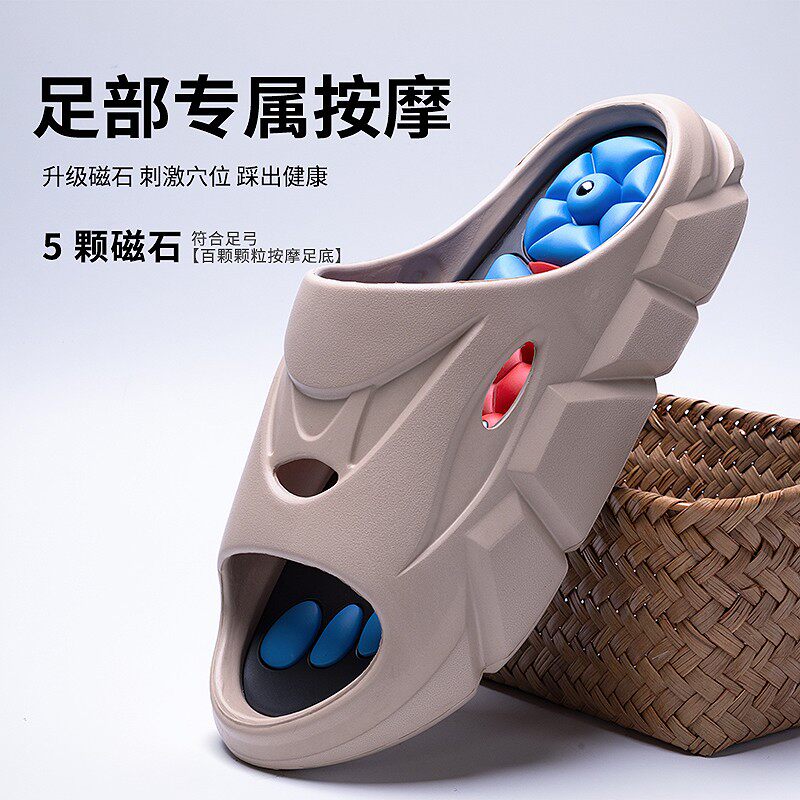 男士夏季防滑厚底外穿运动凉拖