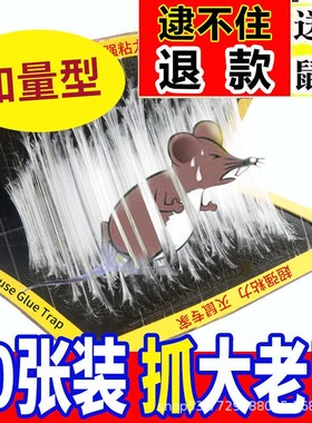 超强力粘鼠板加厚抓灭鼠捕鼠神器超强正品家用强力胶室内