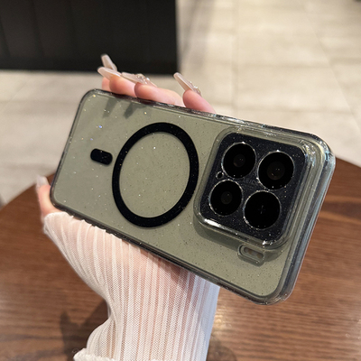 MIUI小米15pro硅胶磁吸手机壳