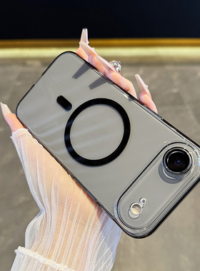 适用于iPhoneAir手机壳新款苹果17promax轻薄无线磁吸高透全包16Pro高级感15plus简约时尚14/13防摔12硬套